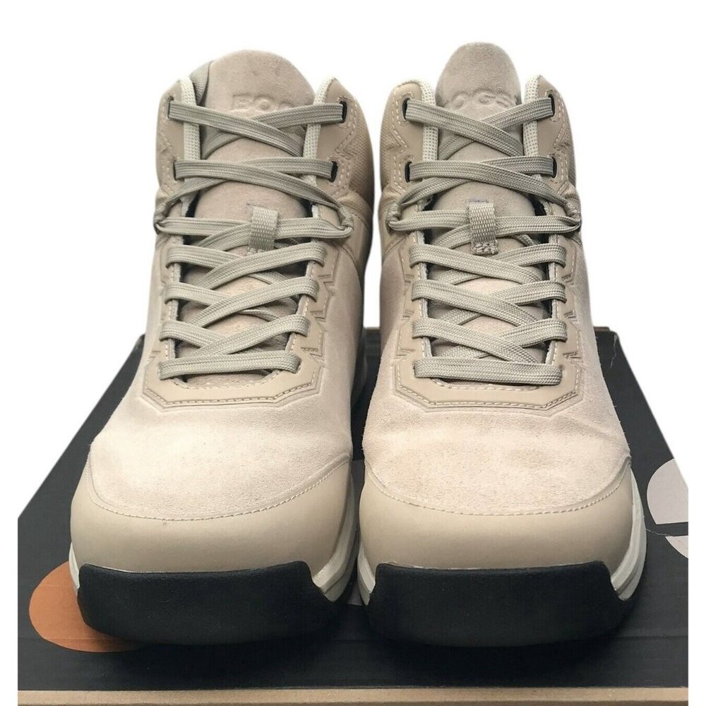 BOGS‎ Boots Mens Size 11.5 Slate Mid Suede Taupe Lace Composite Toe